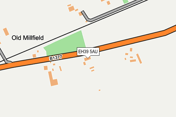EH39 5AU map - OS OpenMap – Local (Ordnance Survey) EH39 5AU map - OS OpenMap – Local (Ordnance Survey)