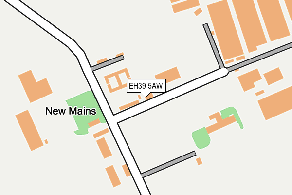 EH39 5AW map - OS OpenMap – Local (Ordnance Survey) EH39 5AW map - OS OpenMap – Local (Ordnance Survey)