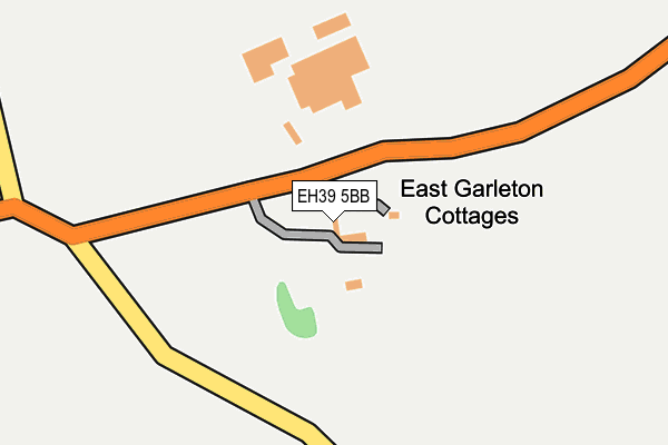 EH39 5BB map - OS OpenMap – Local (Ordnance Survey) EH39 5BB map - OS OpenMap – Local (Ordnance Survey)