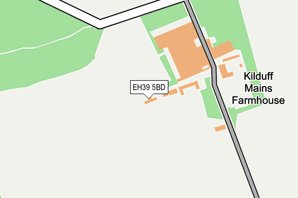 EH39 5BD map - OS OpenMap – Local (Ordnance Survey) EH39 5BD map - OS OpenMap – Local (Ordnance Survey)