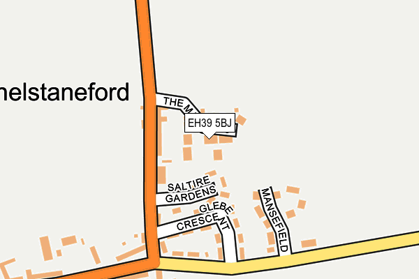 EH39 5BJ map - OS OpenMap – Local (Ordnance Survey) EH39 5BJ map - OS OpenMap – Local (Ordnance Survey)
