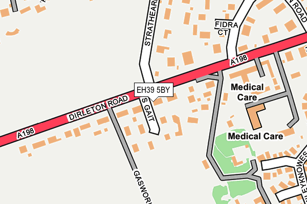 EH39 5BY map - OS OpenMap – Local (Ordnance Survey) EH39 5BY map - OS OpenMap – Local (Ordnance Survey)