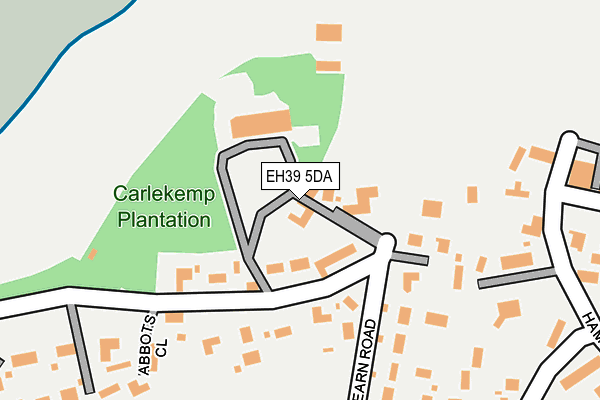 EH39 5DA map - OS OpenMap – Local (Ordnance Survey) EH39 5DA map - OS OpenMap – Local (Ordnance Survey)