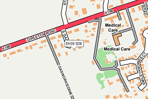 EH39 5DE map - OS OpenMap – Local (Ordnance Survey) EH39 5DE map - OS OpenMap – Local (Ordnance Survey)