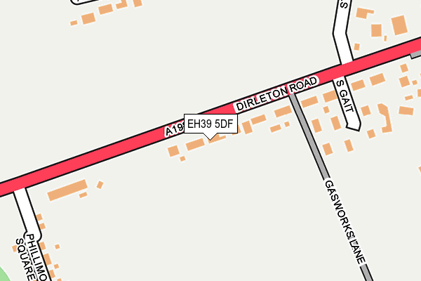 EH39 5DF map - OS OpenMap – Local (Ordnance Survey) EH39 5DF map - OS OpenMap – Local (Ordnance Survey)