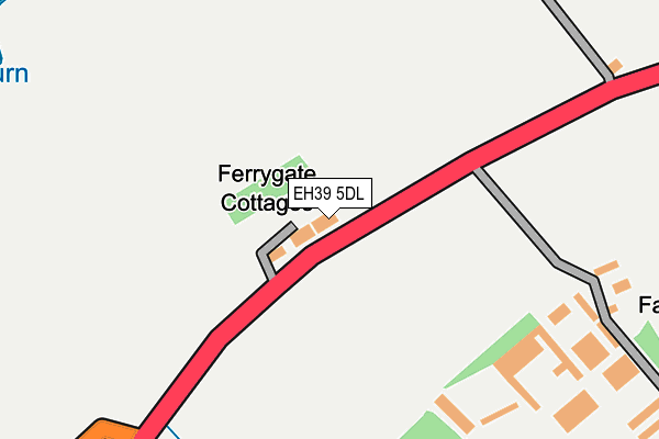 EH39 5DL map - OS OpenMap – Local (Ordnance Survey) EH39 5DL map - OS OpenMap – Local (Ordnance Survey)
