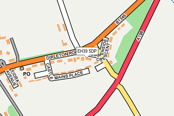 EH39 5DP map - OS OpenMap – Local (Ordnance Survey) EH39 5DP map - OS OpenMap – Local (Ordnance Survey)