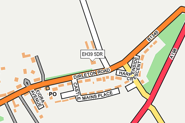 EH39 5DR map - OS OpenMap – Local (Ordnance Survey) EH39 5DR map - OS OpenMap – Local (Ordnance Survey)