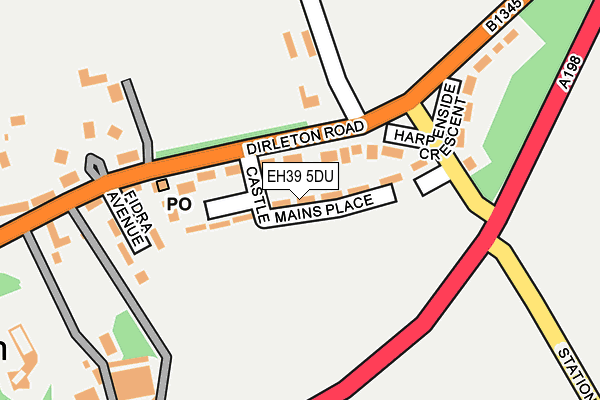 EH39 5DU map - OS OpenMap – Local (Ordnance Survey) EH39 5DU map - OS OpenMap – Local (Ordnance Survey)