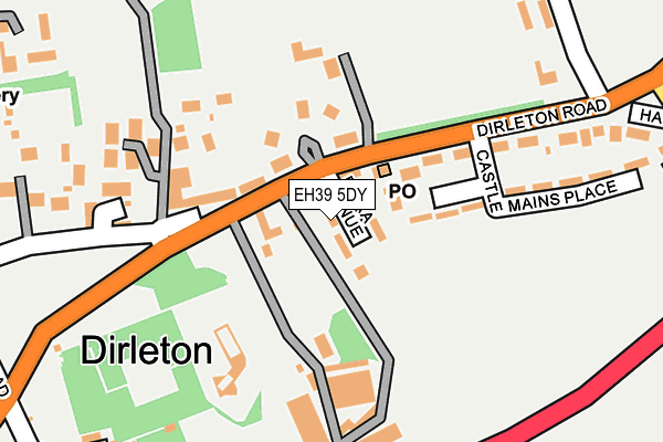 EH39 5DY map - OS OpenMap – Local (Ordnance Survey) EH39 5DY map - OS OpenMap – Local (Ordnance Survey)