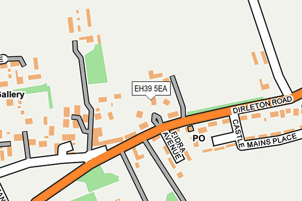 EH39 5EA map - OS OpenMap – Local (Ordnance Survey) EH39 5EA map - OS OpenMap – Local (Ordnance Survey)