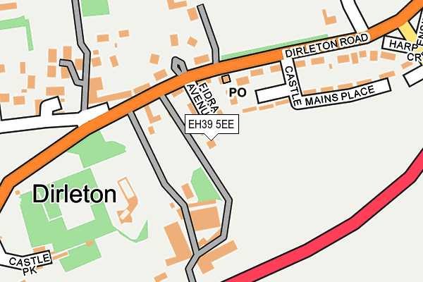 EH39 5EE map - OS OpenMap – Local (Ordnance Survey) EH39 5EE map - OS OpenMap – Local (Ordnance Survey)