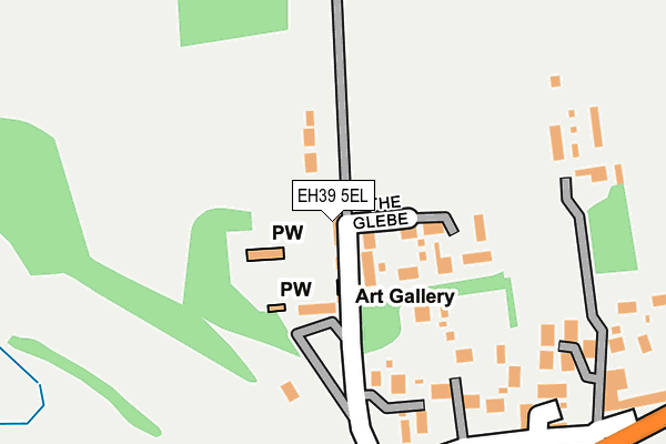 EH39 5EL map - OS OpenMap – Local (Ordnance Survey) EH39 5EL map - OS OpenMap – Local (Ordnance Survey)