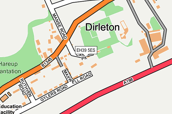 EH39 5ES map - OS OpenMap – Local (Ordnance Survey) EH39 5ES map - OS OpenMap – Local (Ordnance Survey)