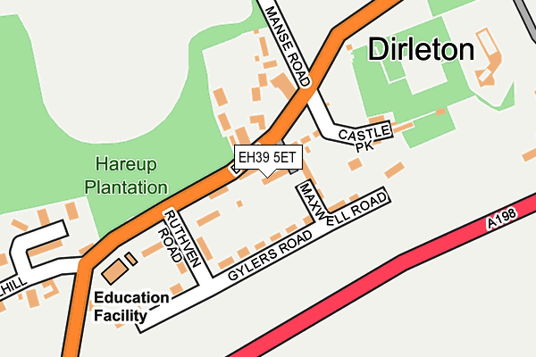 EH39 5ET map - OS OpenMap – Local (Ordnance Survey) EH39 5ET map - OS OpenMap – Local (Ordnance Survey)