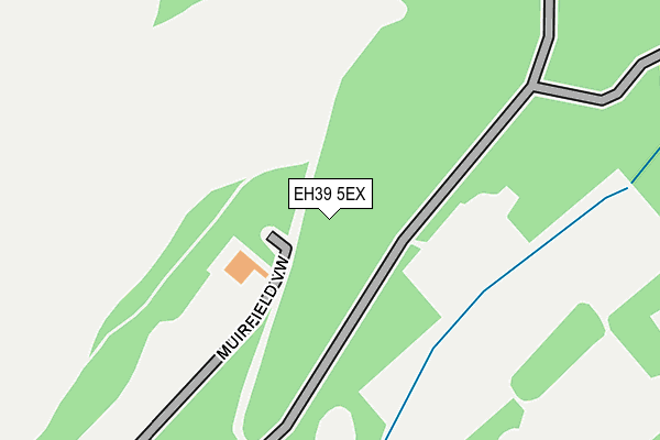 EH39 5EX map - OS OpenMap – Local (Ordnance Survey) EH39 5EX map - OS OpenMap – Local (Ordnance Survey)