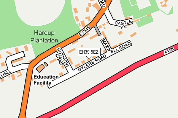 EH39 5EZ map - OS OpenMap – Local (Ordnance Survey) EH39 5EZ map - OS OpenMap – Local (Ordnance Survey)