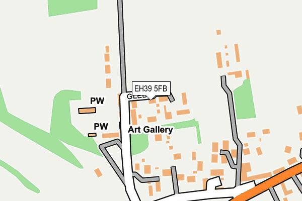 EH39 5FB map - OS OpenMap – Local (Ordnance Survey) EH39 5FB map - OS OpenMap – Local (Ordnance Survey)