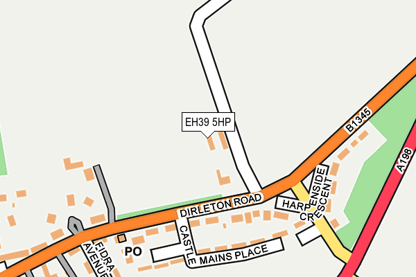EH39 5HP map - OS OpenMap – Local (Ordnance Survey) EH39 5HP map - OS OpenMap – Local (Ordnance Survey)