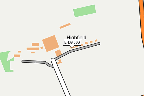 EH39 5JG map - OS OpenMap – Local (Ordnance Survey) EH39 5JG map - OS OpenMap – Local (Ordnance Survey)