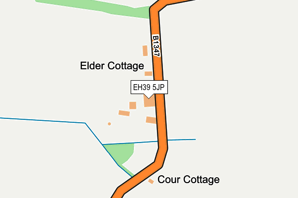EH39 5JP map - OS OpenMap – Local (Ordnance Survey) EH39 5JP map - OS OpenMap – Local (Ordnance Survey)