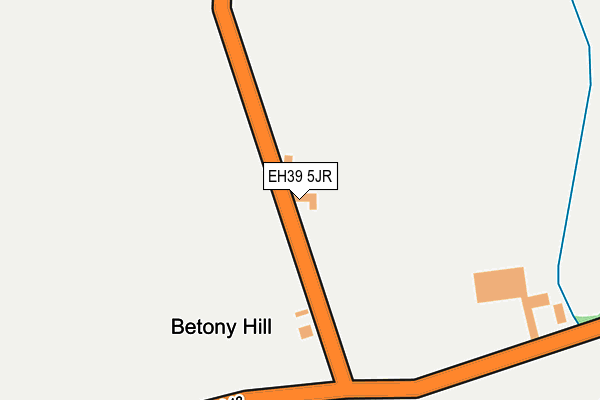 EH39 5JR map - OS OpenMap – Local (Ordnance Survey) EH39 5JR map - OS OpenMap – Local (Ordnance Survey)