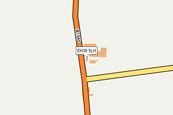 EH39 5LH map - OS OpenMap – Local (Ordnance Survey) EH39 5LH map - OS OpenMap – Local (Ordnance Survey)