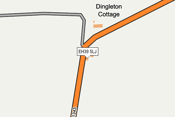 EH39 5LJ map - OS OpenMap – Local (Ordnance Survey) EH39 5LJ map - OS OpenMap – Local (Ordnance Survey)