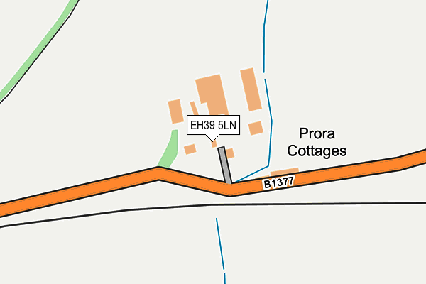 EH39 5LN map - OS OpenMap – Local (Ordnance Survey) EH39 5LN map - OS OpenMap – Local (Ordnance Survey)