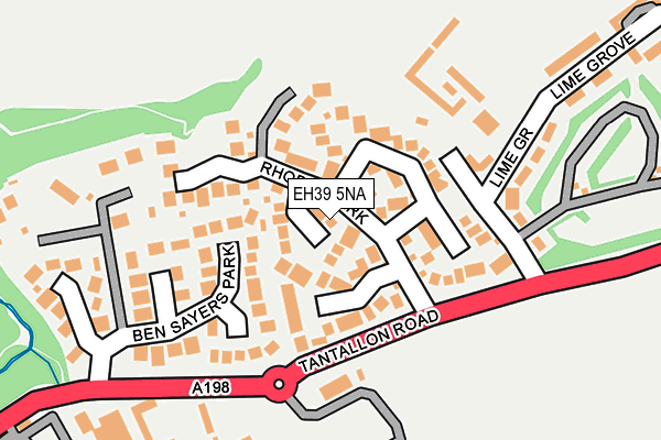 EH39 5NA map - OS OpenMap – Local (Ordnance Survey) EH39 5NA map - OS OpenMap – Local (Ordnance Survey)