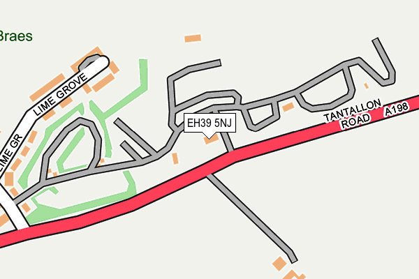 EH39 5NJ map - OS OpenMap – Local (Ordnance Survey) EH39 5NJ map - OS OpenMap – Local (Ordnance Survey)