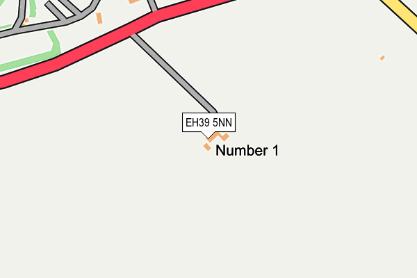 EH39 5NN map - OS OpenMap – Local (Ordnance Survey) EH39 5NN map - OS OpenMap – Local (Ordnance Survey)