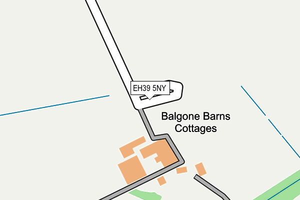 EH39 5NY map - OS OpenMap – Local (Ordnance Survey) EH39 5NY map - OS OpenMap – Local (Ordnance Survey)