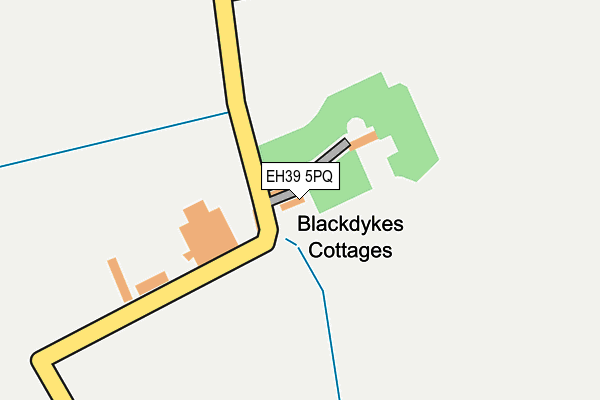 EH39 5PQ map - OS OpenMap – Local (Ordnance Survey) EH39 5PQ map - OS OpenMap – Local (Ordnance Survey)