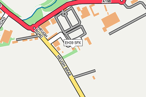 EH39 5PX map - OS OpenMap – Local (Ordnance Survey) EH39 5PX map - OS OpenMap – Local (Ordnance Survey)