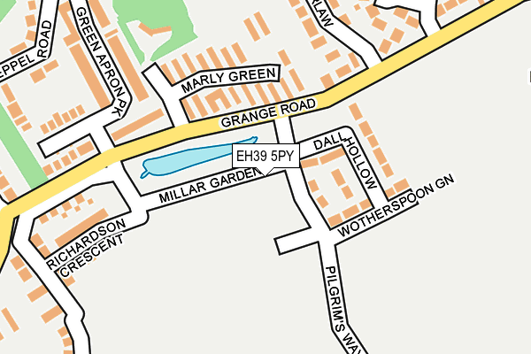 EH39 5PY map - OS OpenMap – Local (Ordnance Survey) EH39 5PY map - OS OpenMap – Local (Ordnance Survey)