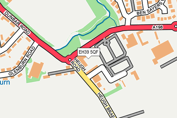 EH39 5QF map - OS OpenMap – Local (Ordnance Survey) EH39 5QF map - OS OpenMap – Local (Ordnance Survey)