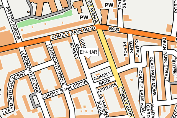 EH4 1AR map - OS OpenMap – Local (Ordnance Survey) EH4 1AR map - OS OpenMap – Local (Ordnance Survey)