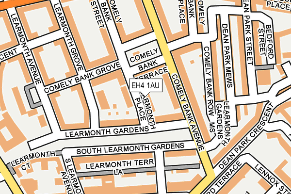 EH4 1AU map - OS OpenMap – Local (Ordnance Survey) EH4 1AU map - OS OpenMap – Local (Ordnance Survey)