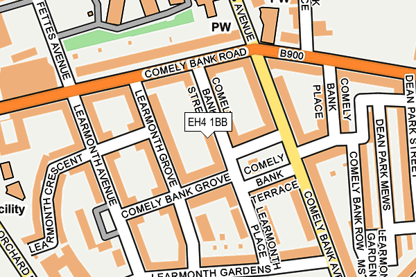 EH4 1BB map - OS OpenMap – Local (Ordnance Survey) EH4 1BB map - OS OpenMap – Local (Ordnance Survey)
