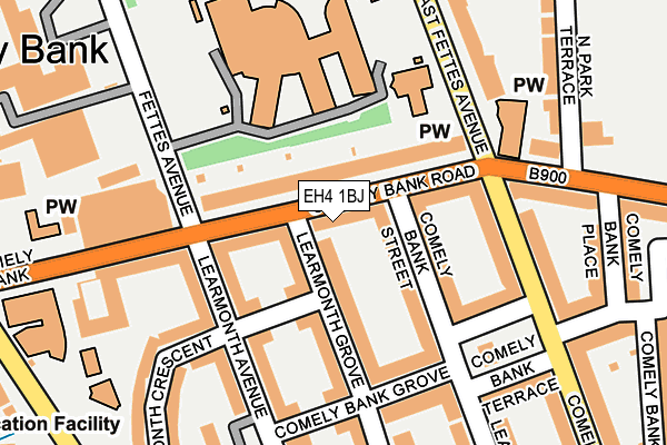 EH4 1BJ map - OS OpenMap – Local (Ordnance Survey) EH4 1BJ map - OS OpenMap – Local (Ordnance Survey)