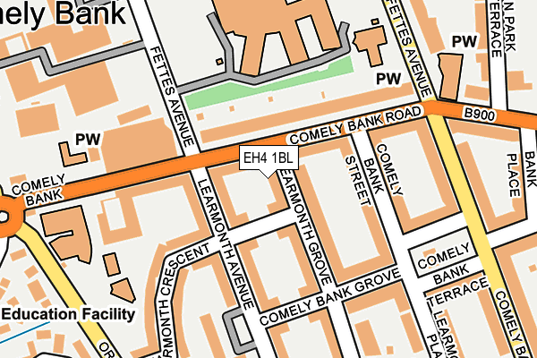 EH4 1BL map - OS OpenMap – Local (Ordnance Survey) EH4 1BL map - OS OpenMap – Local (Ordnance Survey)