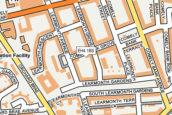 EH4 1BS map - OS OpenMap – Local (Ordnance Survey) EH4 1BS map - OS OpenMap – Local (Ordnance Survey)