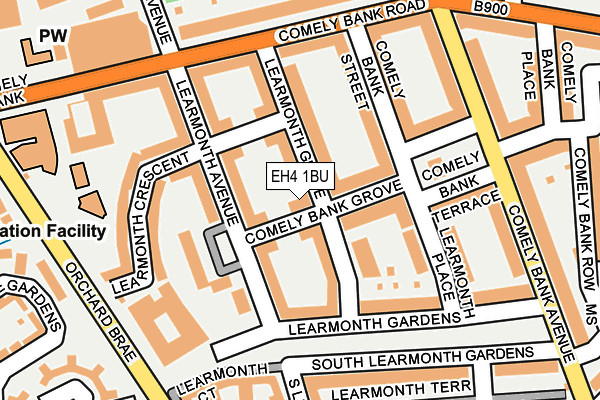 EH4 1BU map - OS OpenMap – Local (Ordnance Survey) EH4 1BU map - OS OpenMap – Local (Ordnance Survey)