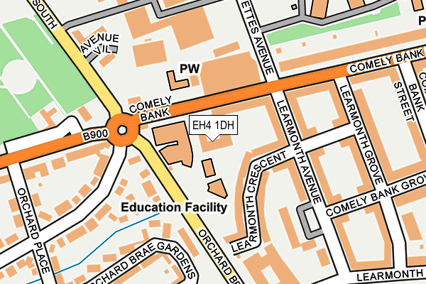 EH4 1DH map - OS OpenMap – Local (Ordnance Survey) EH4 1DH map - OS OpenMap – Local (Ordnance Survey)