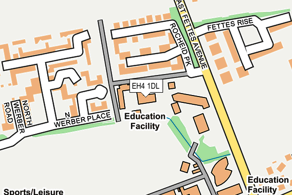 EH4 1DL map - OS OpenMap – Local (Ordnance Survey) EH4 1DL map - OS OpenMap – Local (Ordnance Survey)