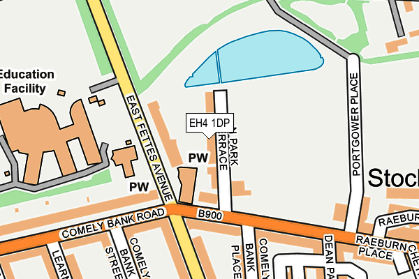 EH4 1DP map - OS OpenMap – Local (Ordnance Survey) EH4 1DP map - OS OpenMap – Local (Ordnance Survey)