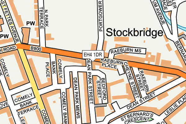 EH4 1DR map - OS OpenMap – Local (Ordnance Survey) EH4 1DR map - OS OpenMap – Local (Ordnance Survey)