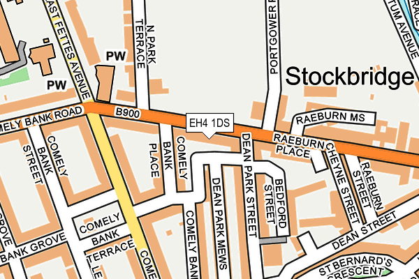 EH4 1DS map - OS OpenMap – Local (Ordnance Survey) EH4 1DS map - OS OpenMap – Local (Ordnance Survey)