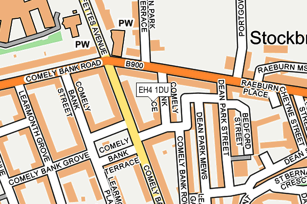 EH4 1DU map - OS OpenMap – Local (Ordnance Survey) EH4 1DU map - OS OpenMap – Local (Ordnance Survey)